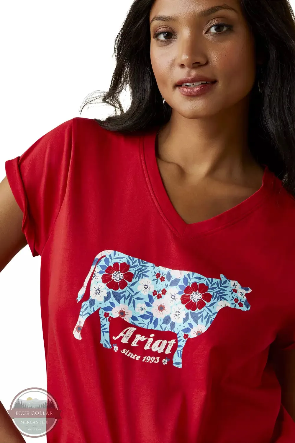 10045086 Flower Cow T-Shirt