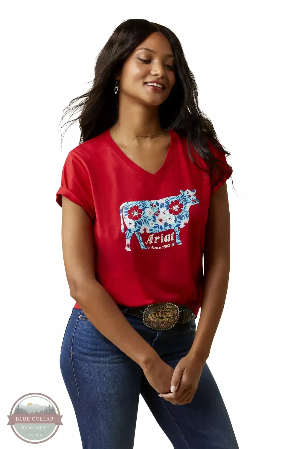 10045086 Flower Cow T-Shirt