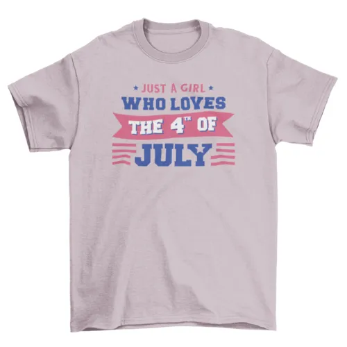 4th of July Girl T-Shirt