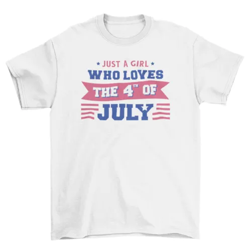 4th of July Girl T-Shirt