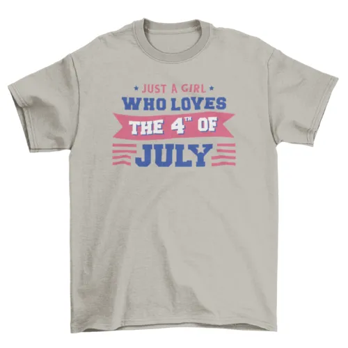 4th of July Girl T-Shirt