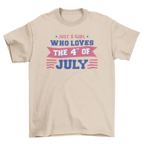 4th of July Girl T-Shirt