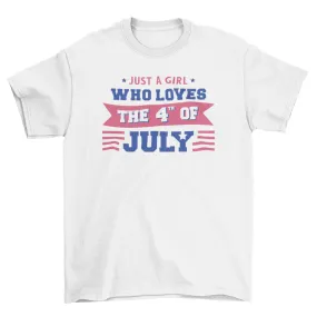 4th of July Girl T-Shirt