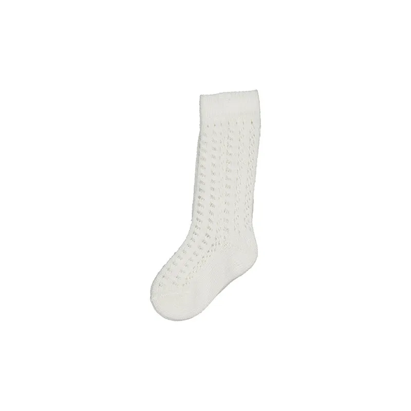 Abel & Lula Baby Socks_White 5427-8