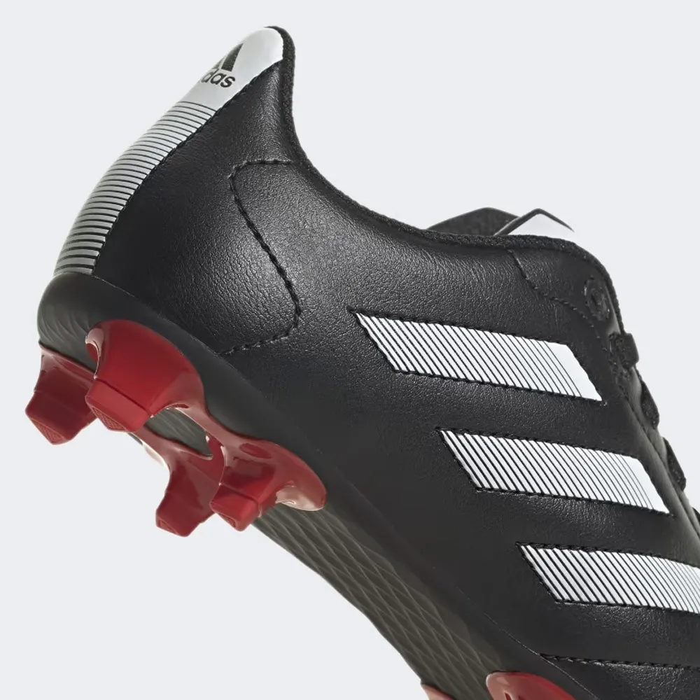 Adidas Goletto VIII Jnr FG Football Boots (Black/White/Red)