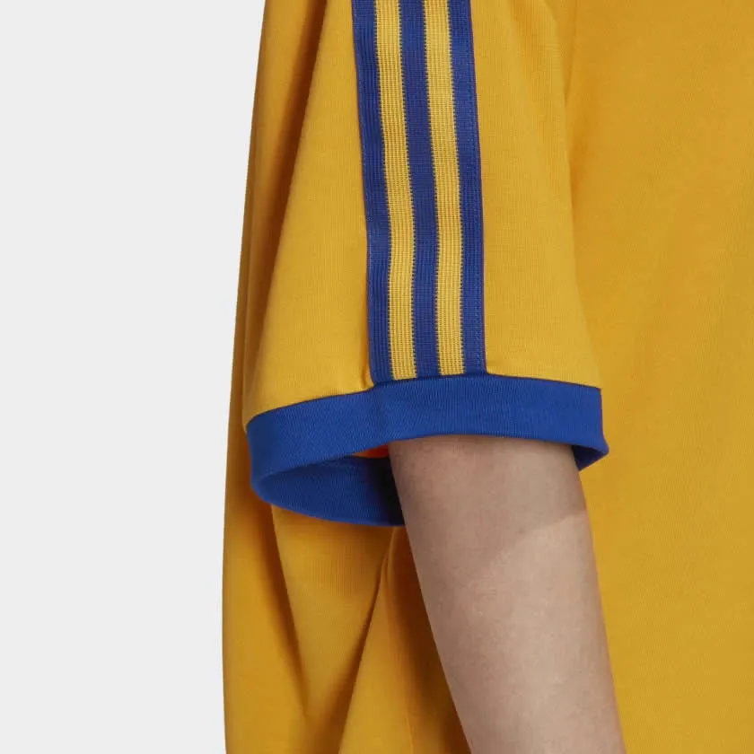 Adidas Originals Women's 70s 3 Stripe Tee - Gold