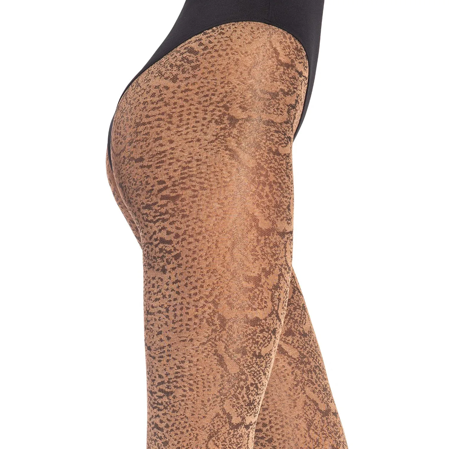 Animal Print Pantyhose - Tights