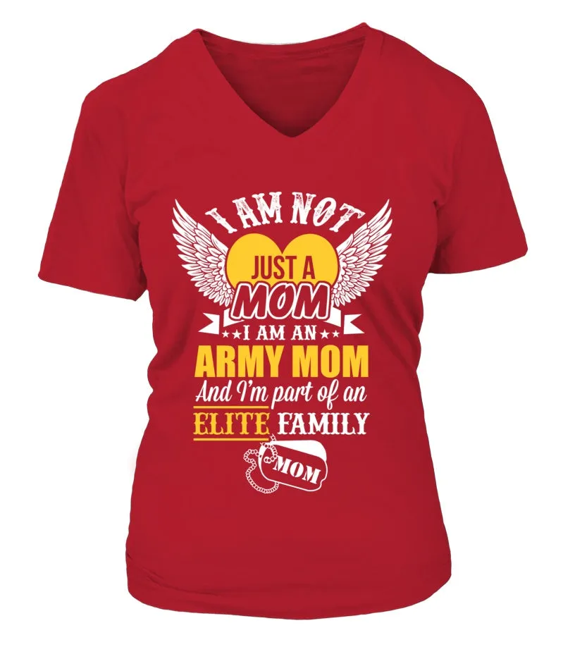 Army Mom Elite Family T-shirts