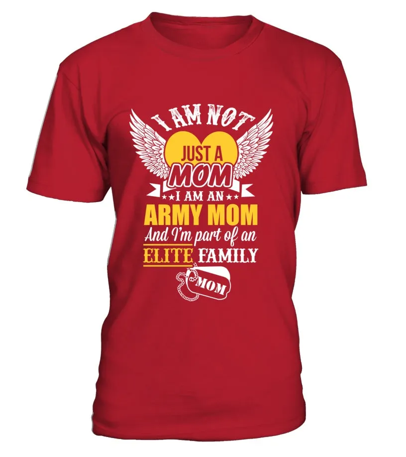 Army Mom Elite Family T-shirts