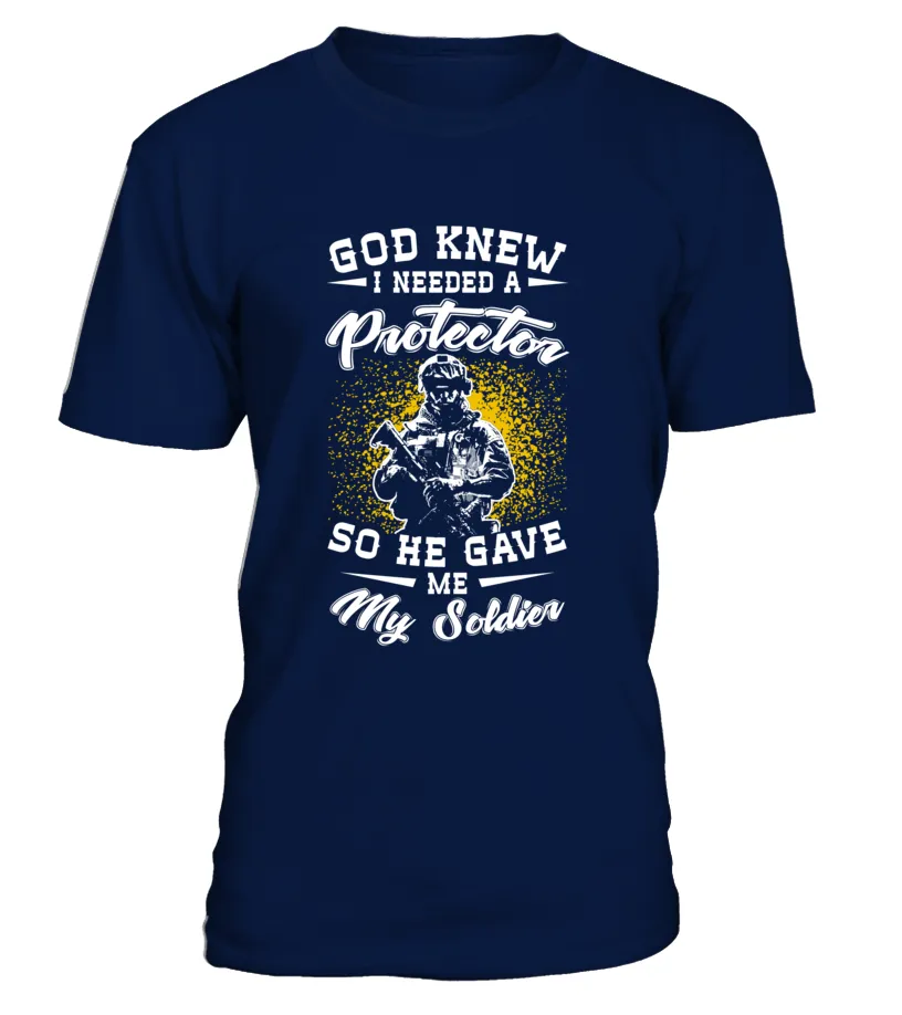 Army Mom God Gave T-shirts