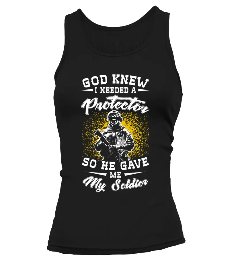 Army Mom God Gave T-shirts