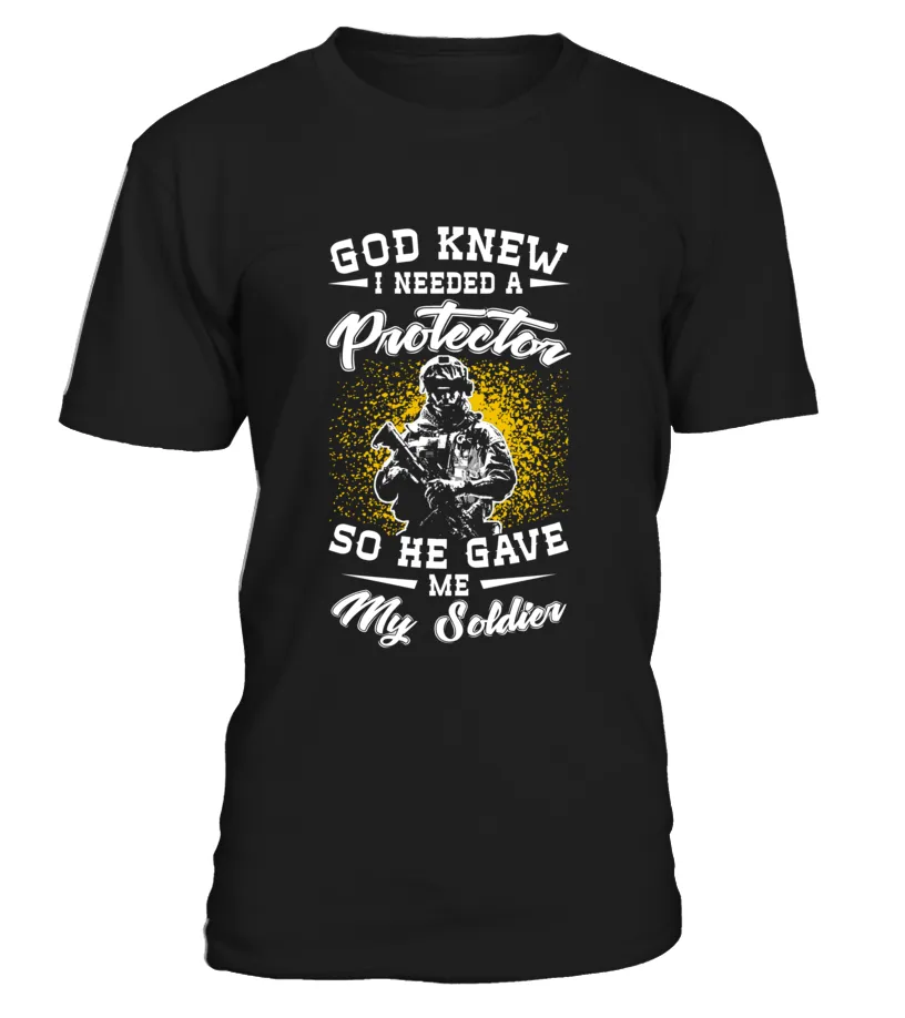 Army Mom God Gave T-shirts