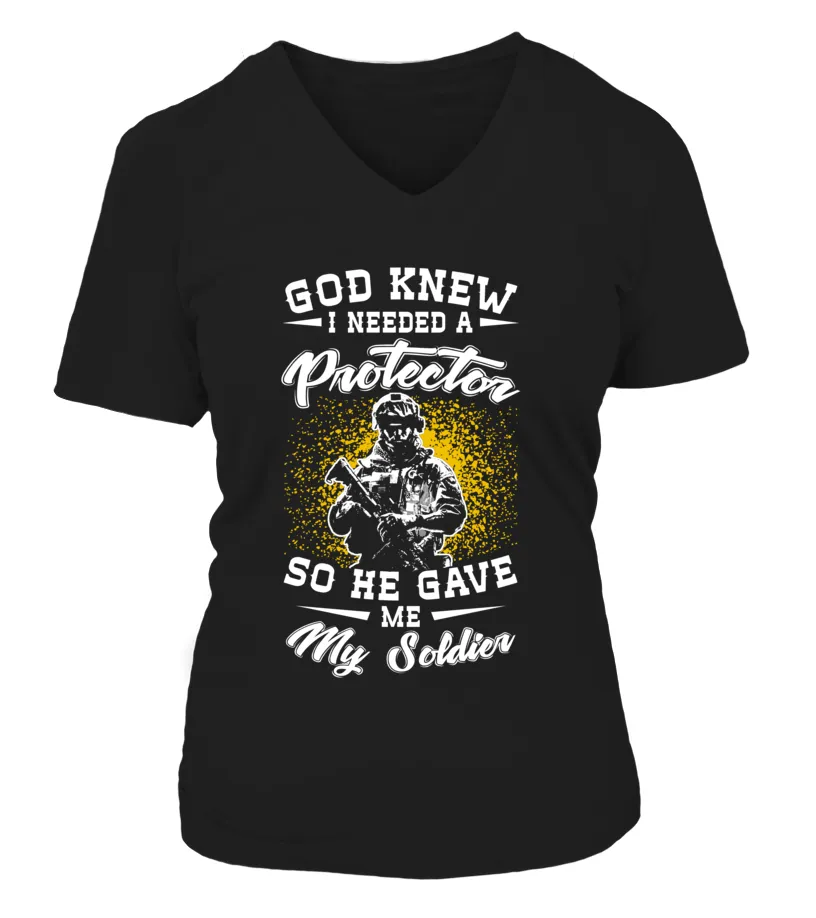 Army Mom God Gave T-shirts