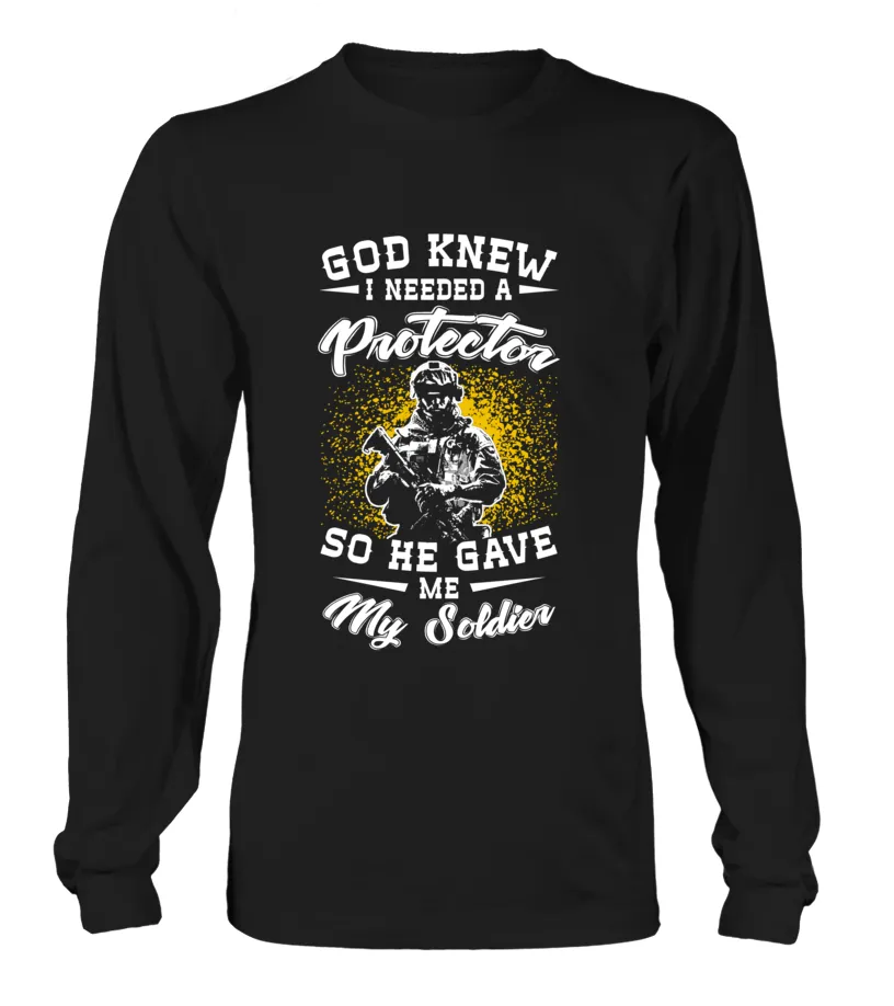 Army Mom God Gave T-shirts