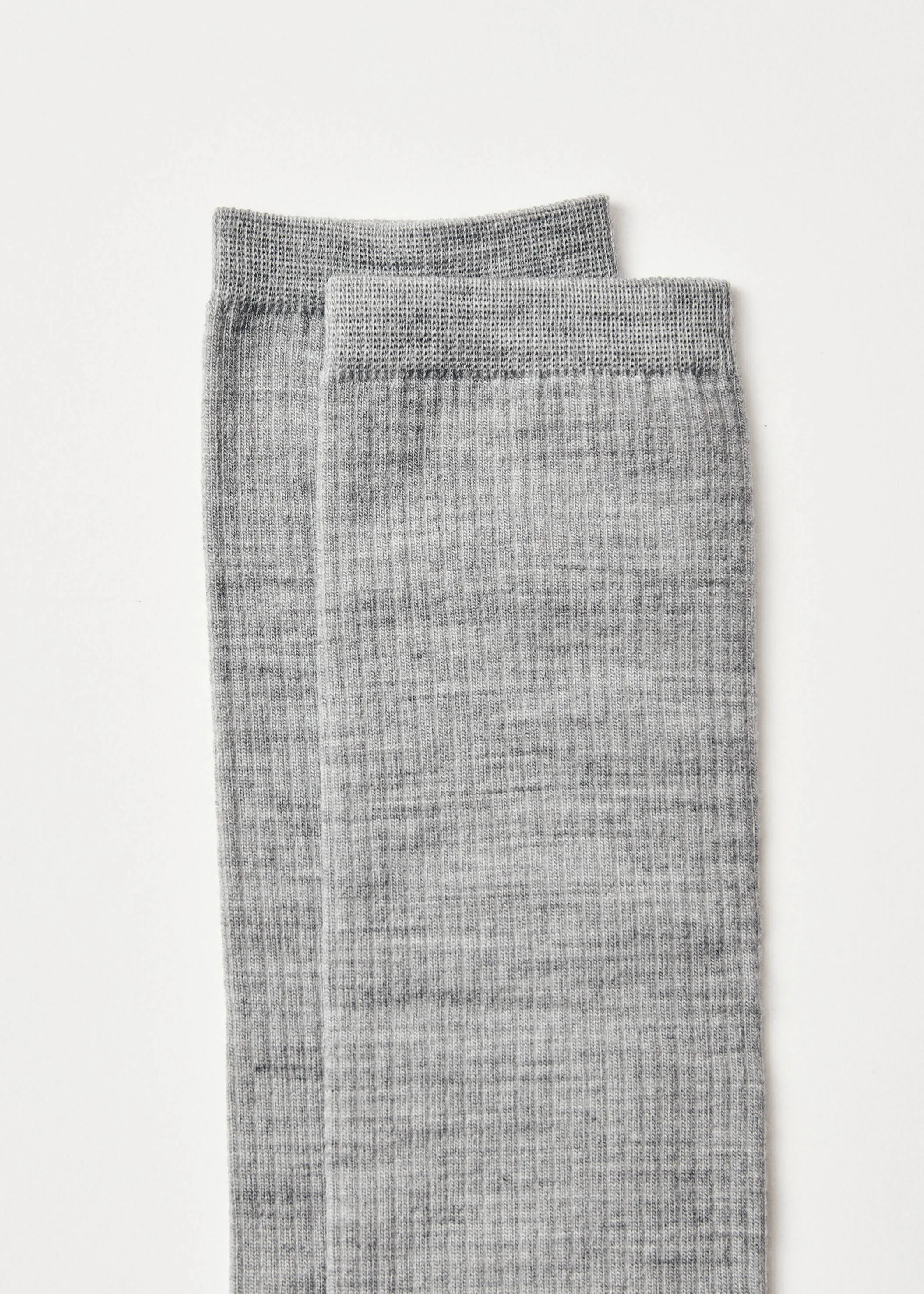 Autumn Light Grey Socks