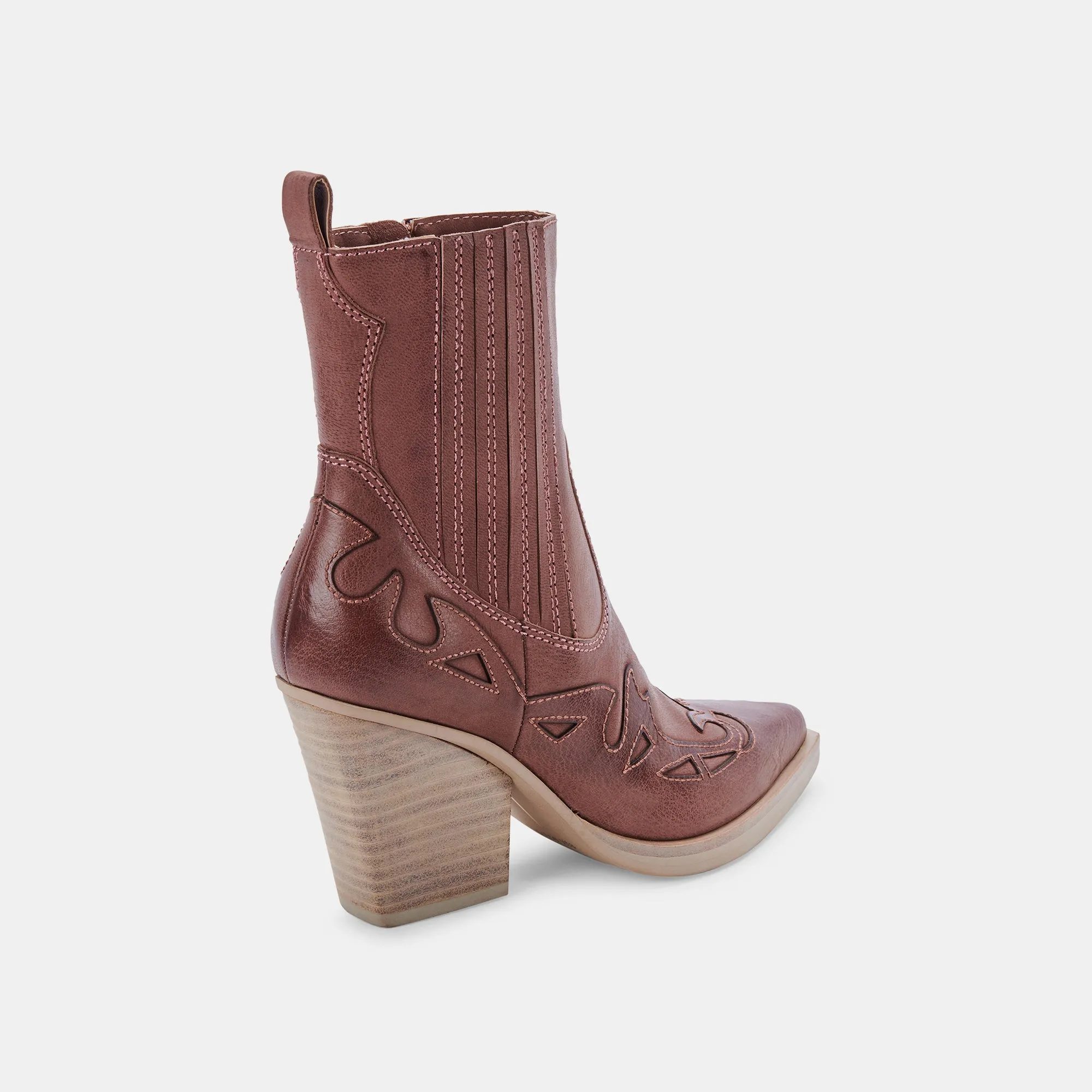 BEAUX BOOTS ROSE LEATHER