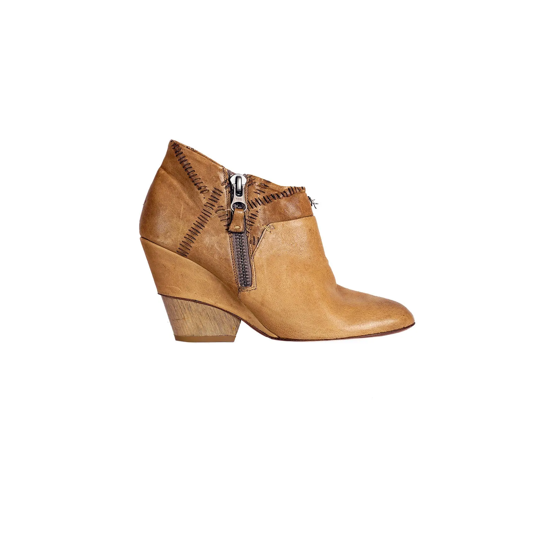 Bootie Baku Cognac