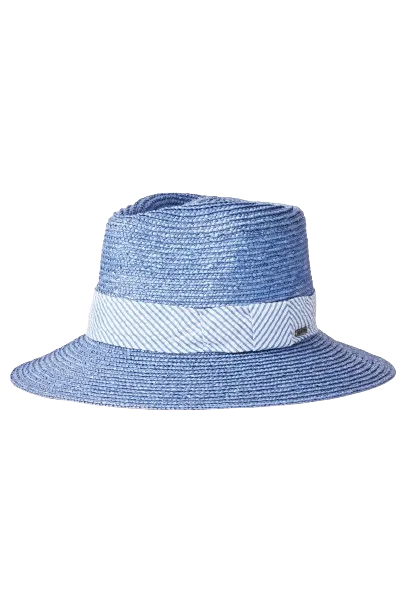 BRIXTON HAT JOANNA SHORT BRIM STATE BLUE