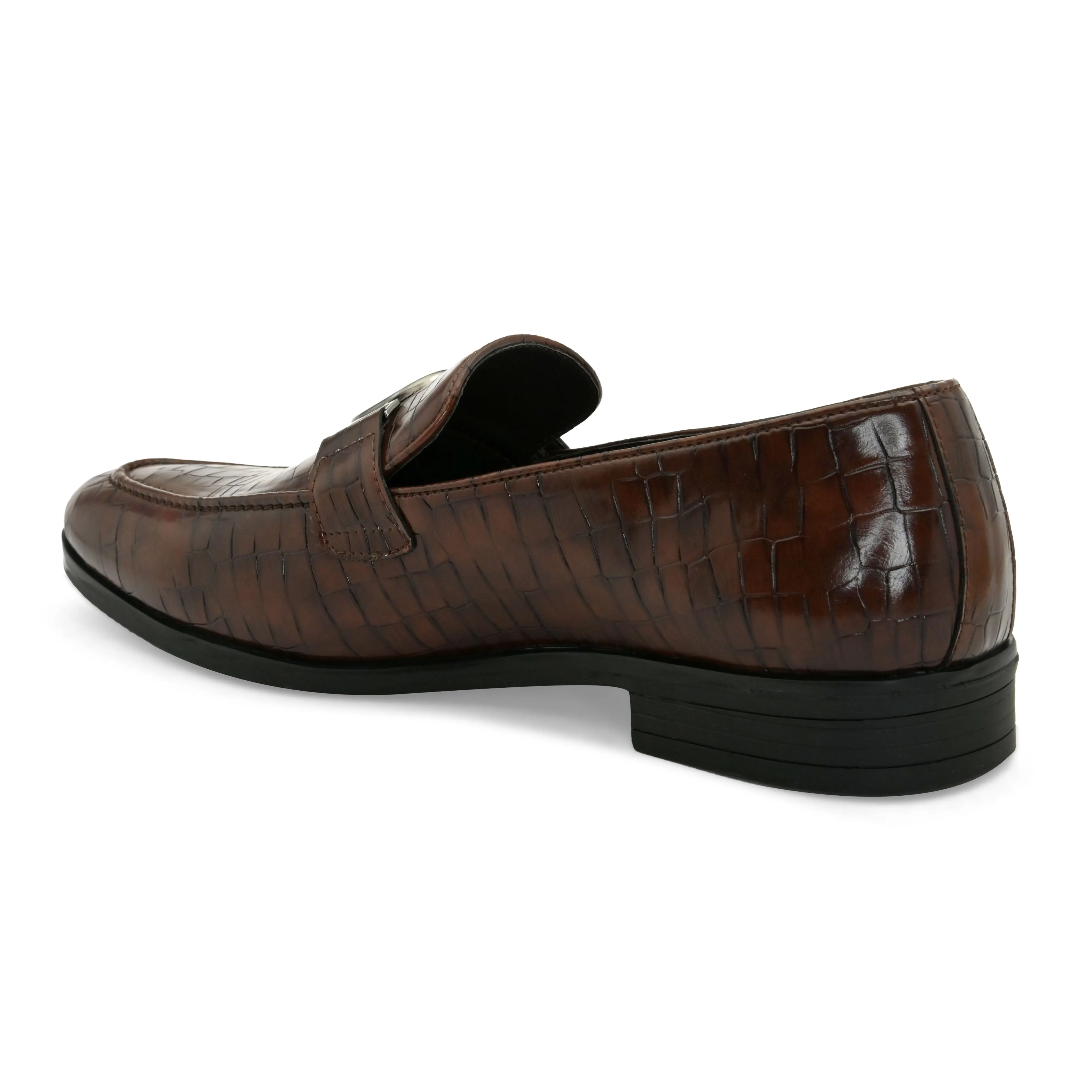 Compass Brown Slip-Ons