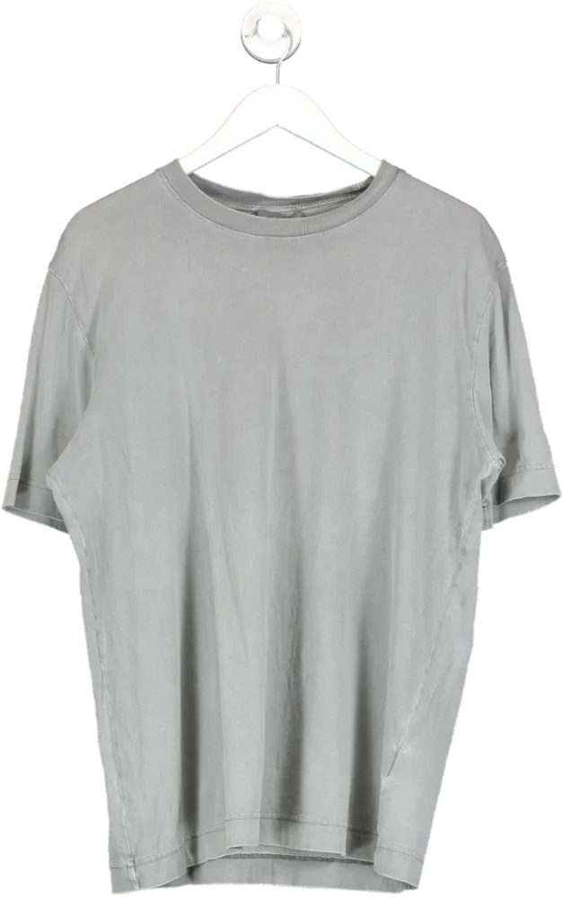 cos Grey Crew Neck T Shirt UK M