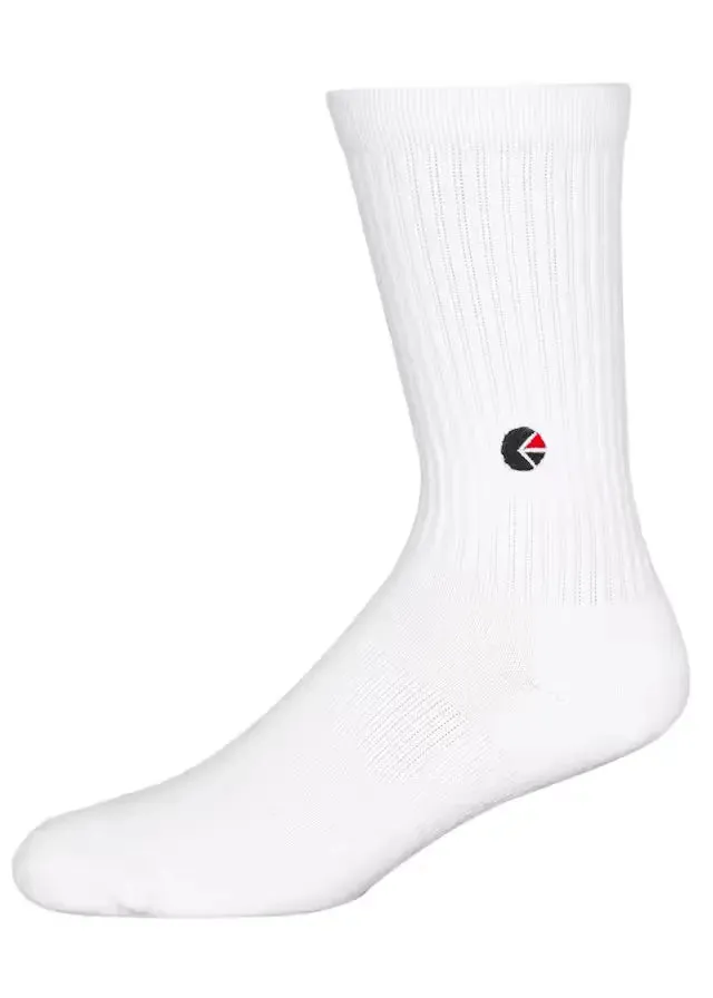 ETHIKA BLACK LOGO CREW SOCKS