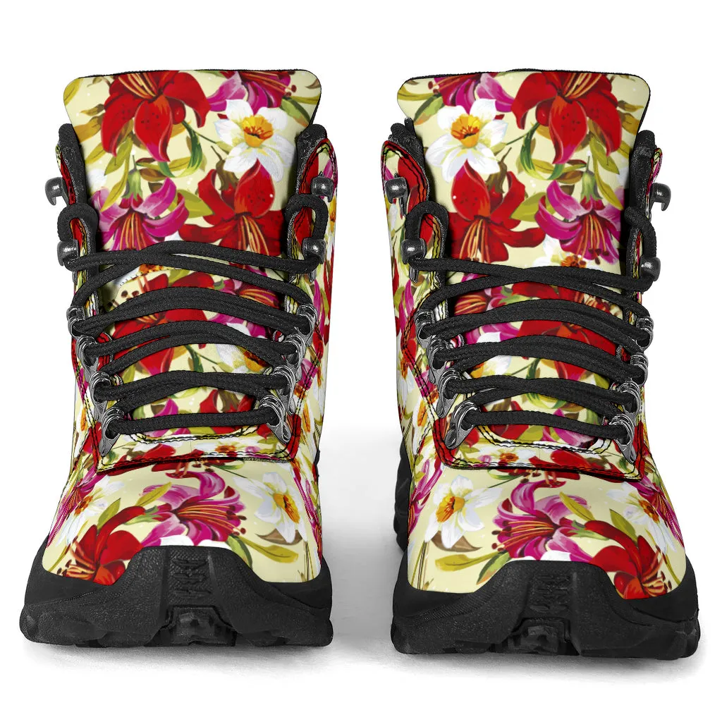 Floral Alpine Boots