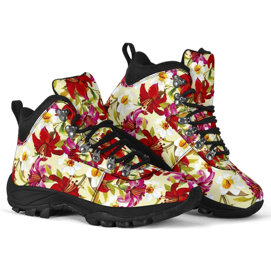 Floral Alpine Boots