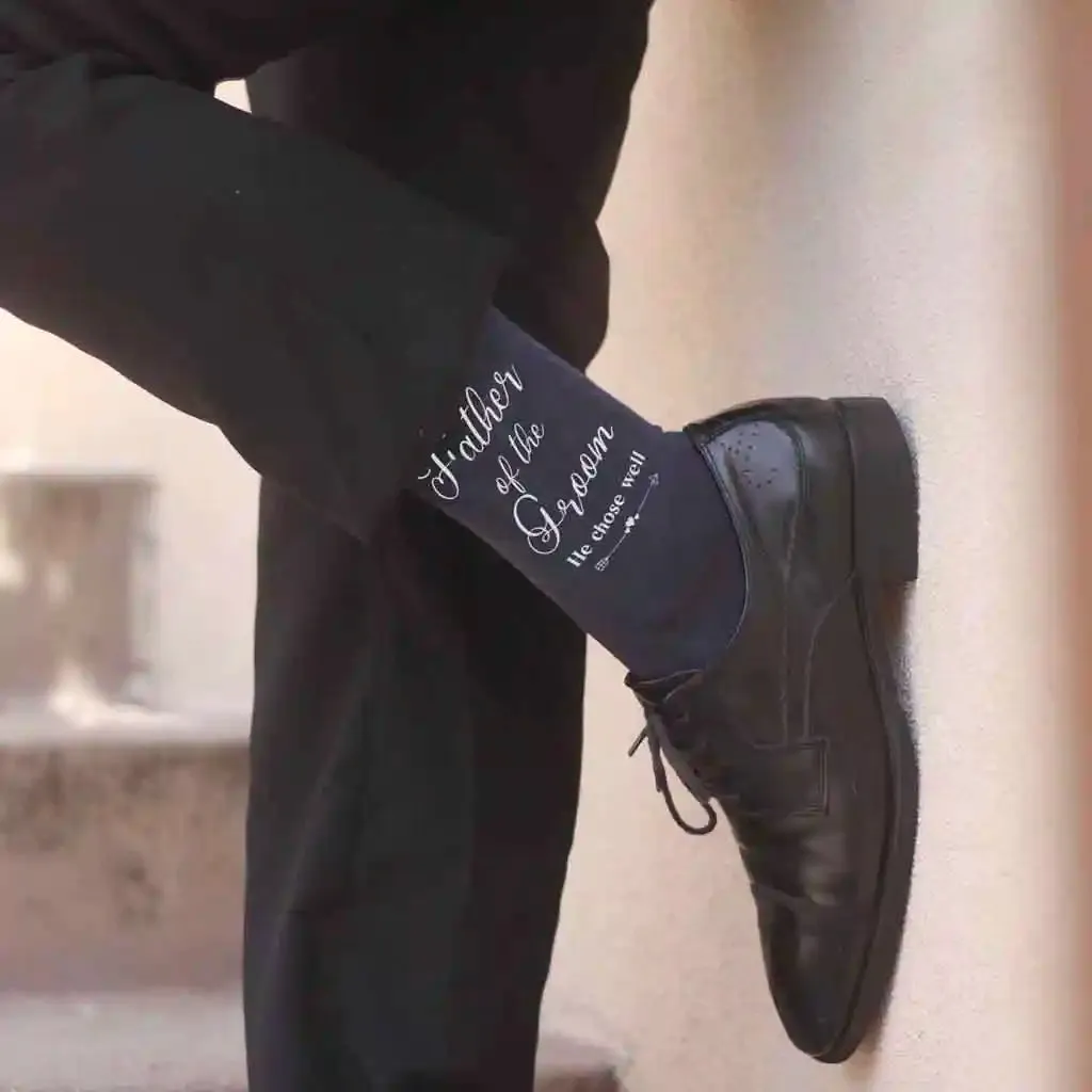 Funny Father of the Groom Socks