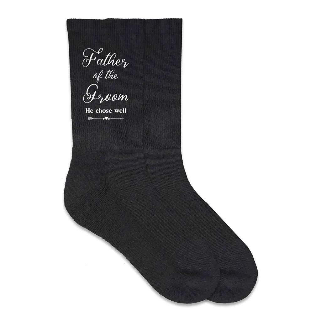 Funny Father of the Groom Socks