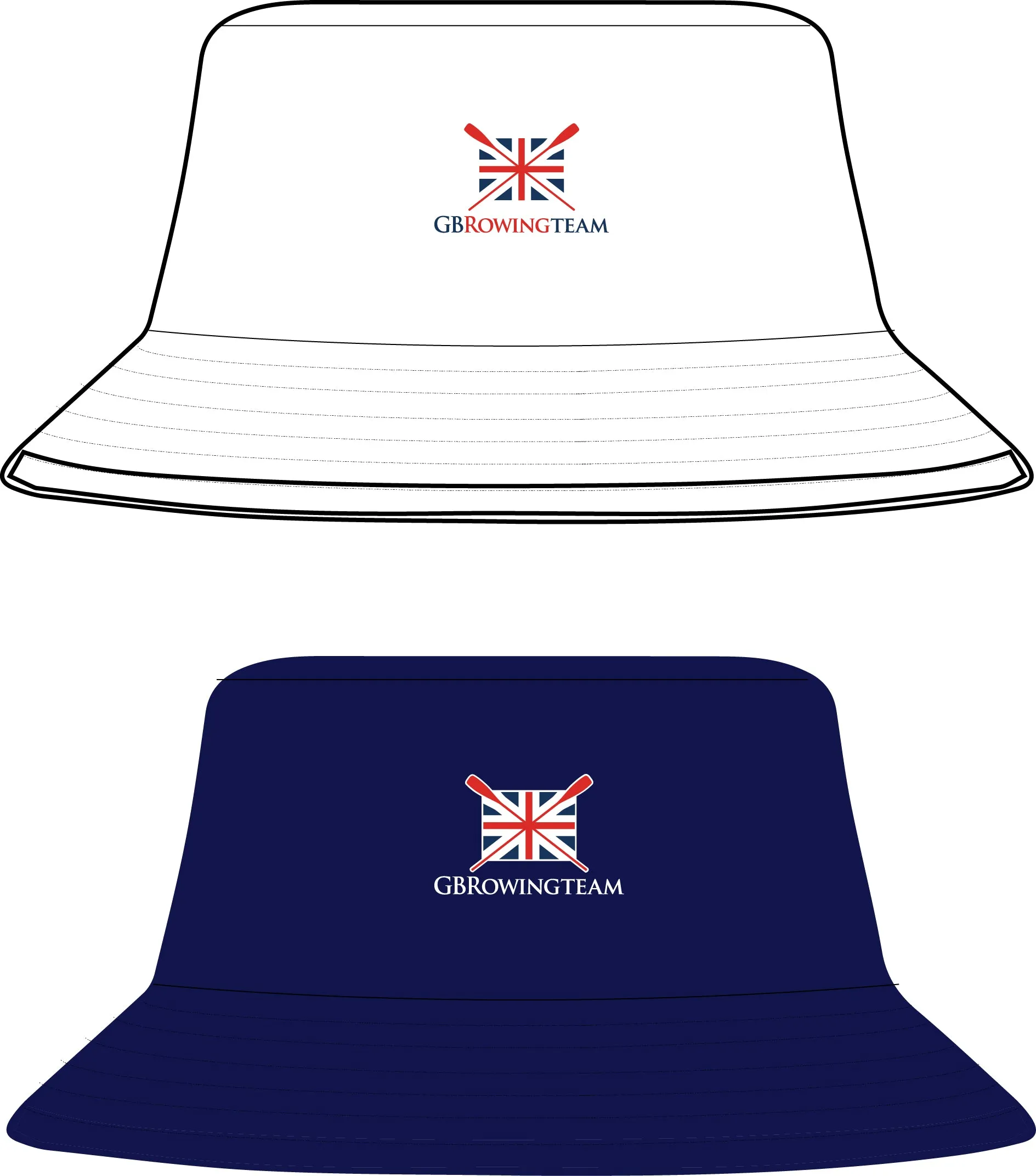 GB Rowing Reversible Bucket Hat