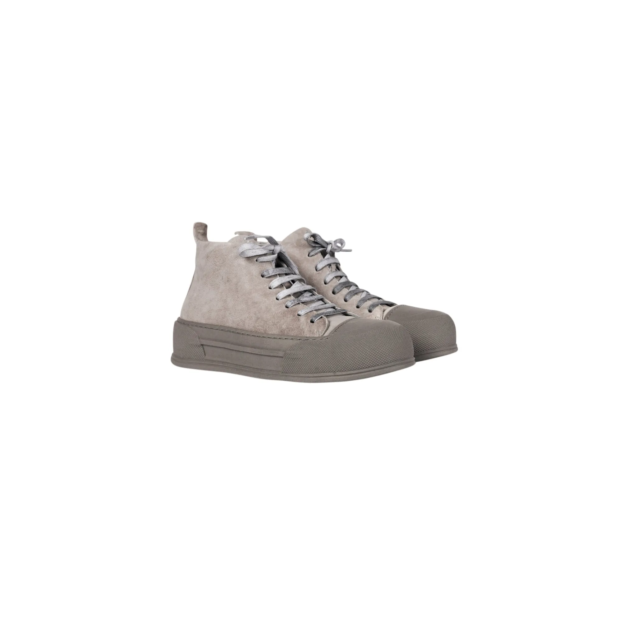 High Top Sneaker Vegetal Wash Anthracite