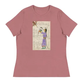 Hummingbird Woman on Women's Relaxed T-Shirt