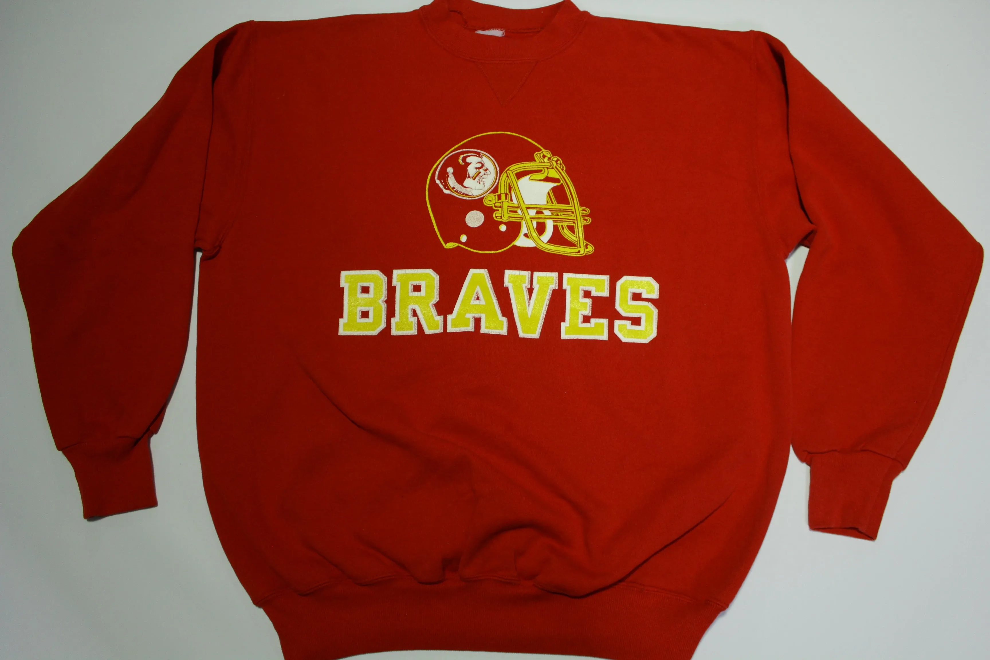 Kamiakin Braves Football Kennewick High School Vintage 80's Kanye Crewneck Sweatshirt