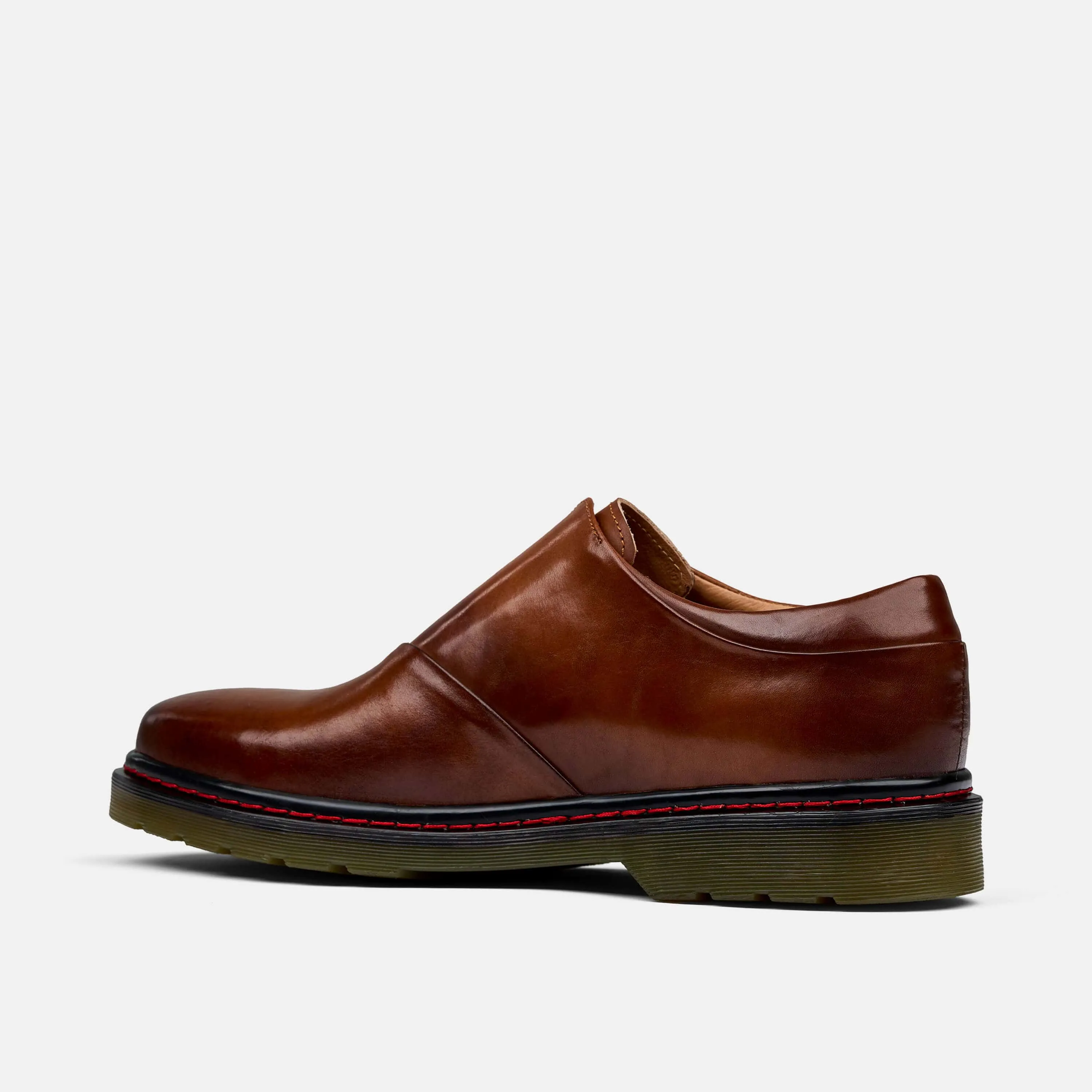 Kendrick Cognac Leather Monk Straps