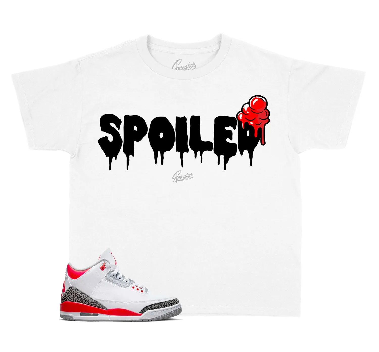 Kids - Fire Red 3 Spoiled Shirt