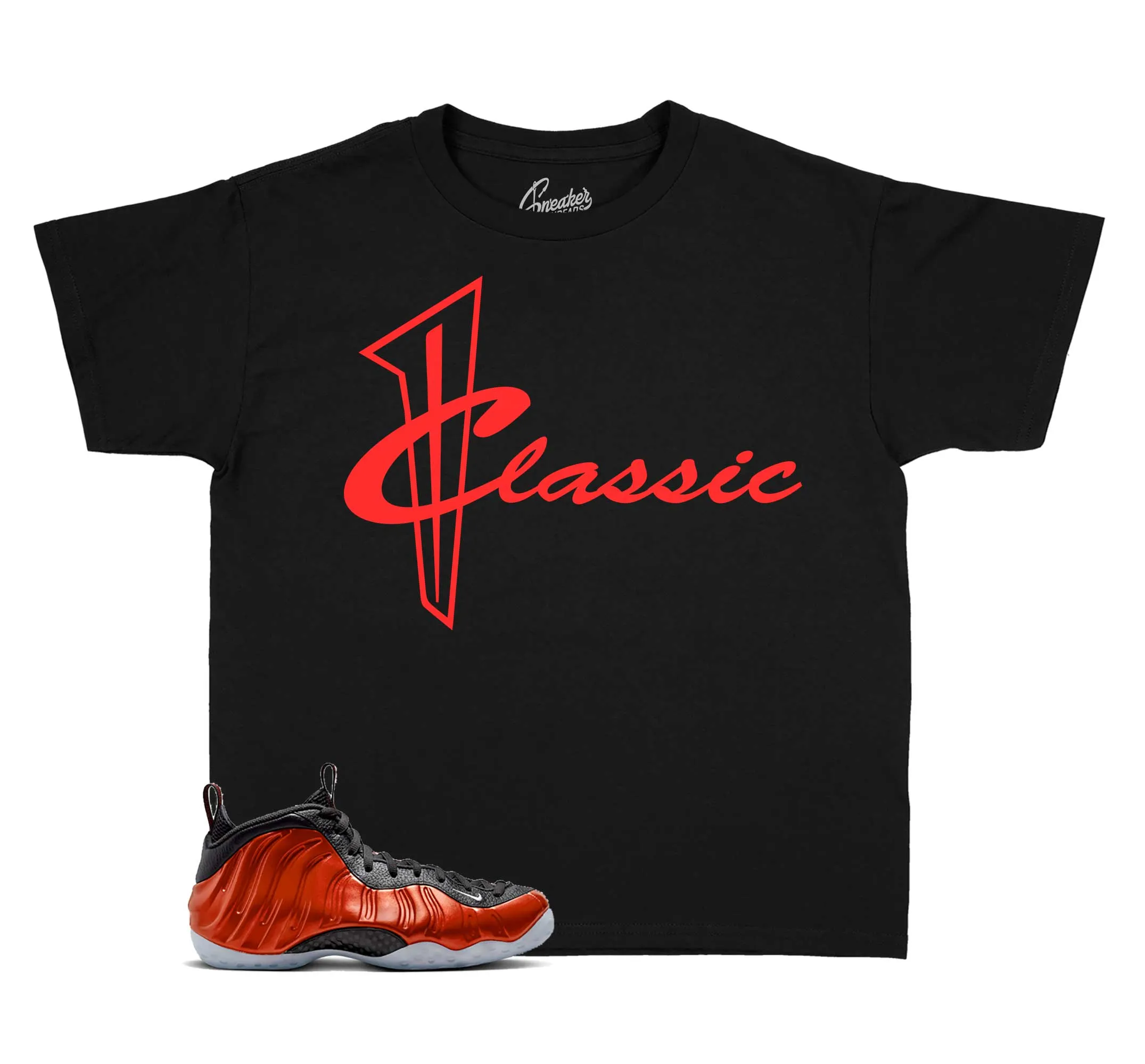 Kids - Metallic Red Foam Classic Shirt