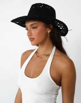 Mia Cowboy Hat (Black)