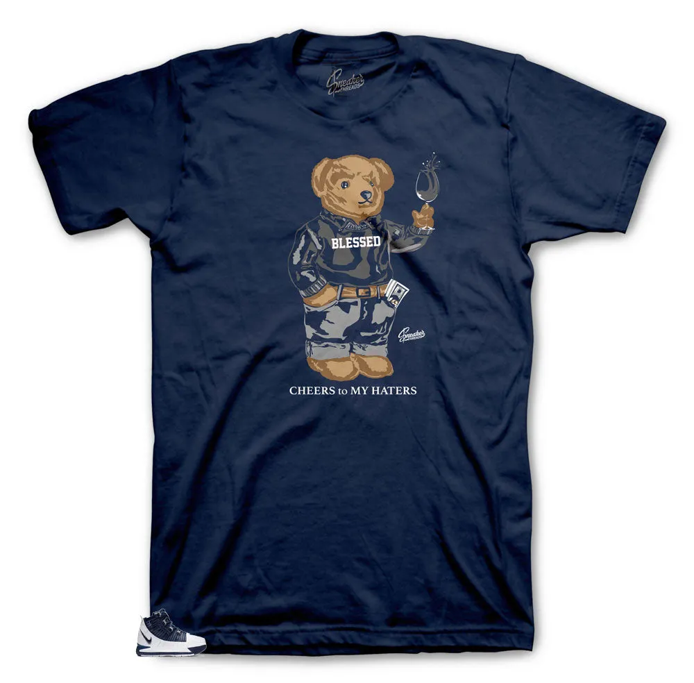 Midnight Navy 3 Shirt - Cheers Bear - Navy