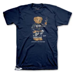 Midnight Navy 3 Shirt - Cheers Bear - Navy