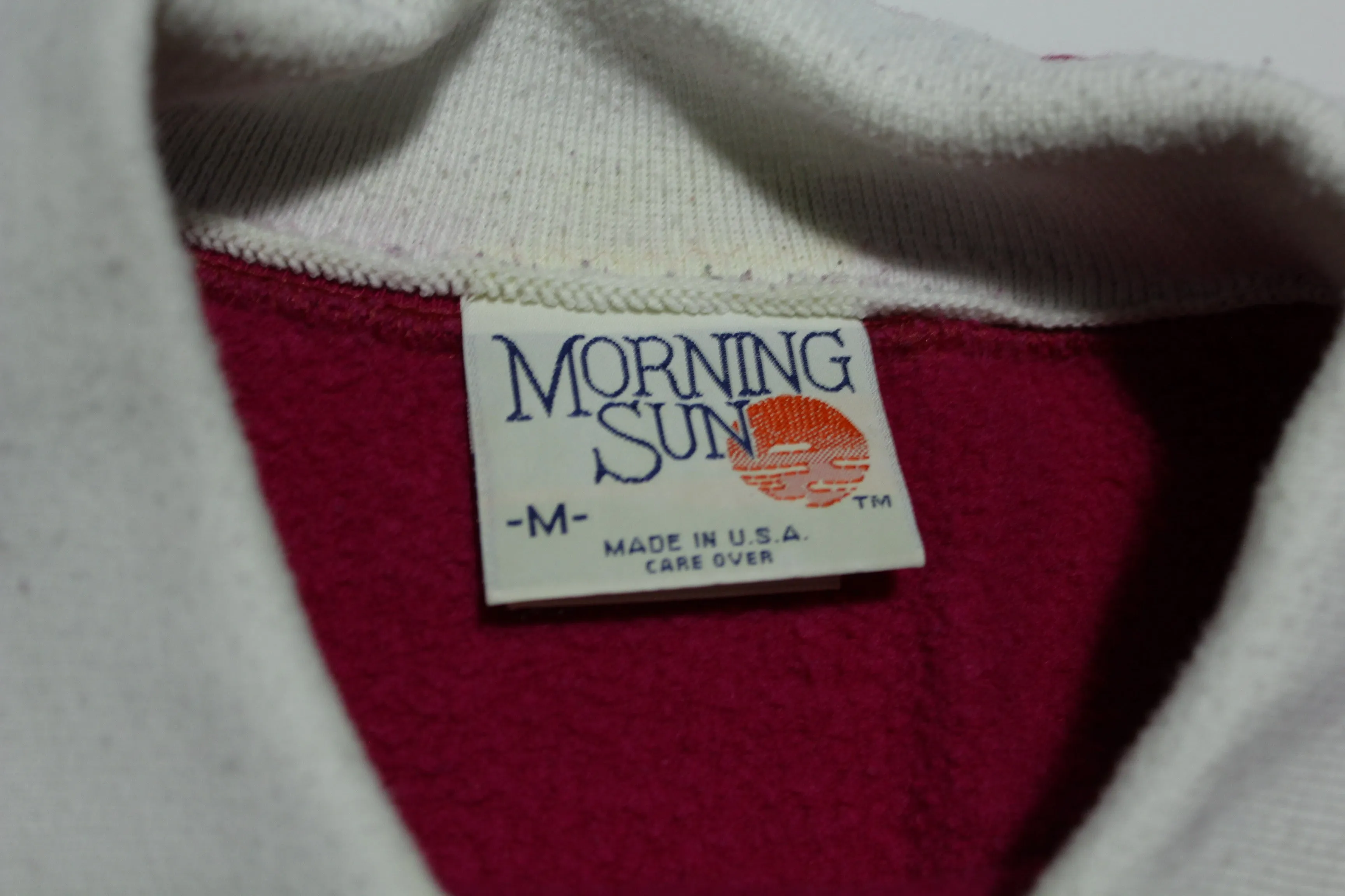 Morning Sun Whitton Vintage 80's Heart Shaped Flowers Grandmas Favorite Sweatshirt