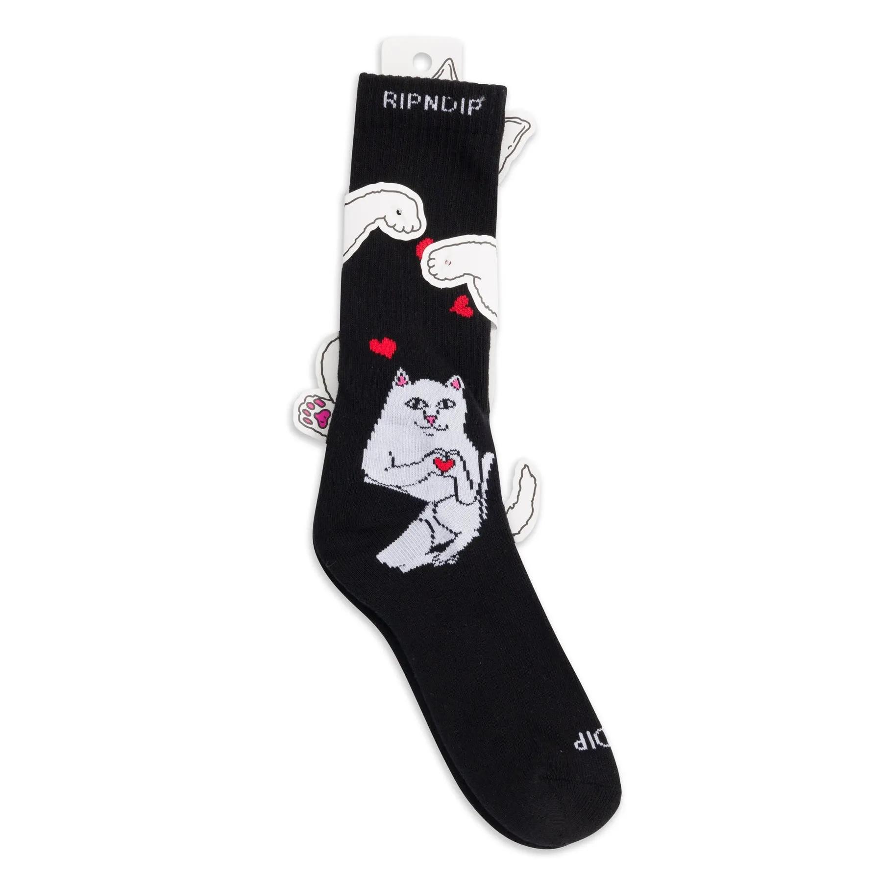 Nermal Loves Socks (Black)