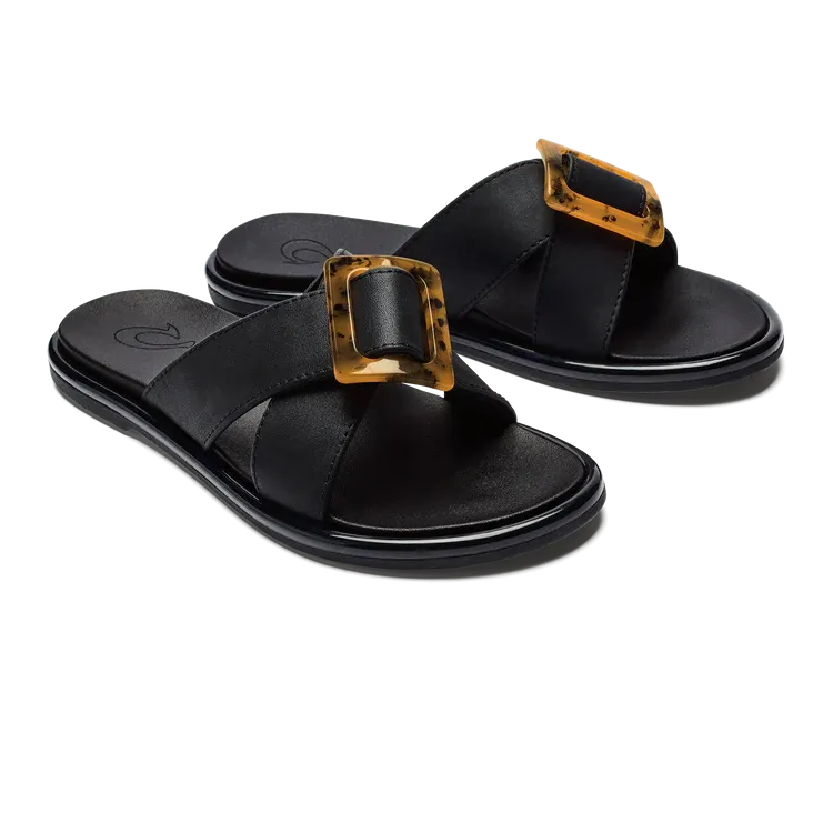 Olukai Women's La'i Slide Black