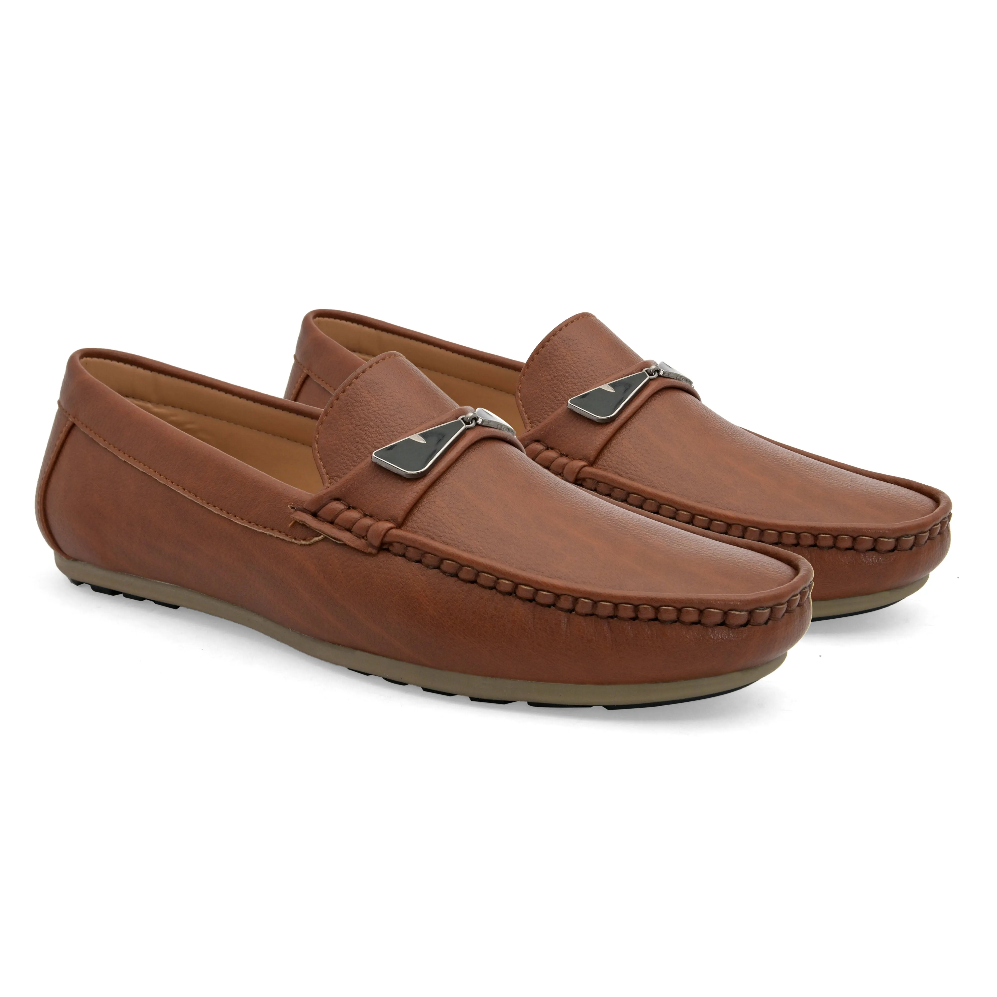 Peek Tan Driving Loafers