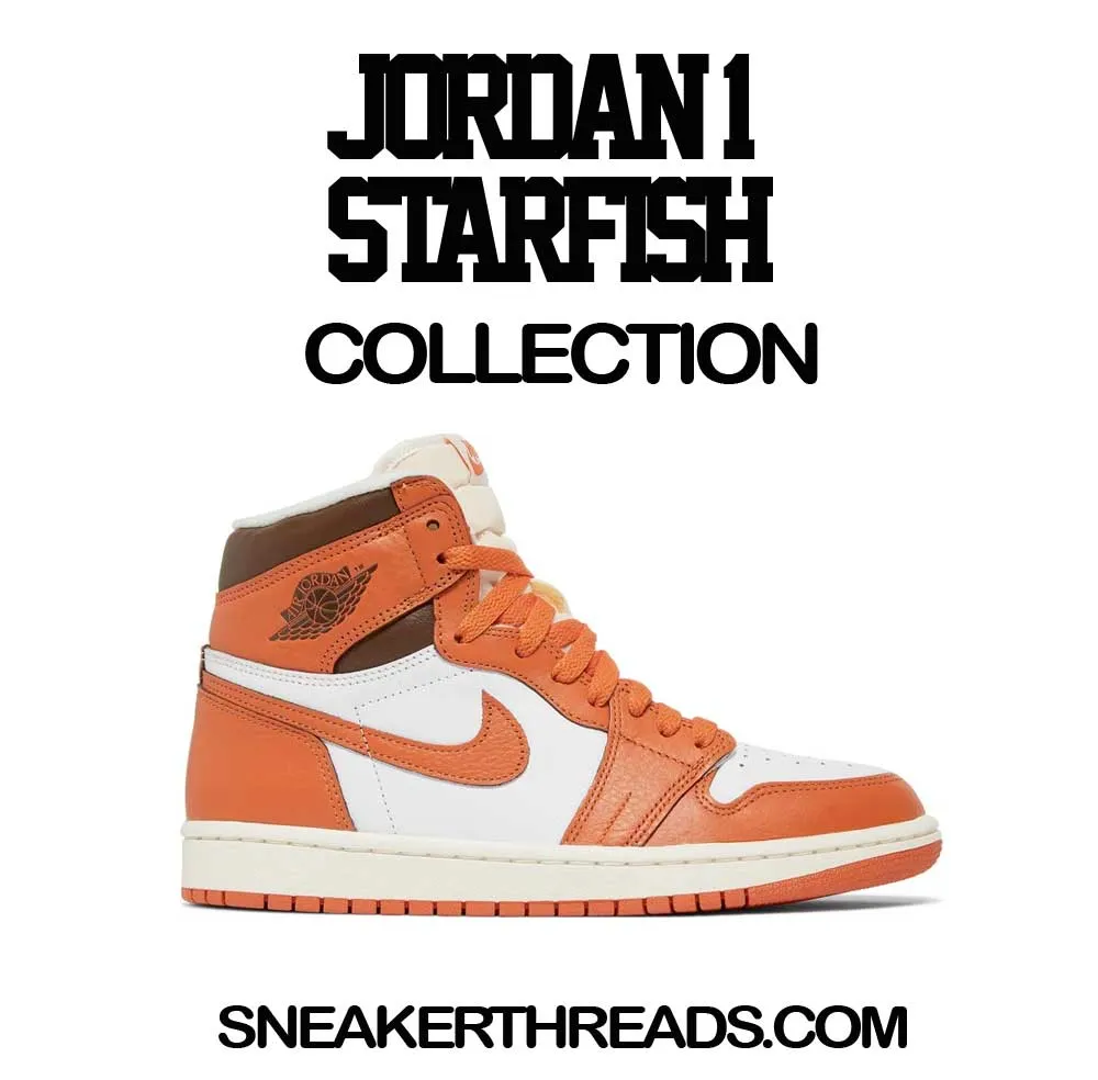 Retro 1 Starfish Shirt - ST Drip- Orange