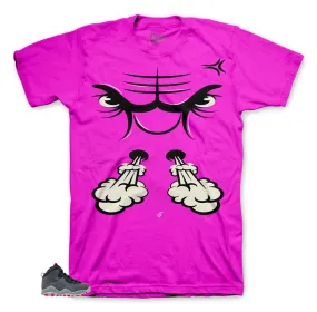 Retro 10 Rush Pink Shirt - Raging Face - Pink