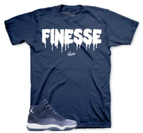 Retro 11 Midnight Navy 82 Shirt - Finesse - Navy