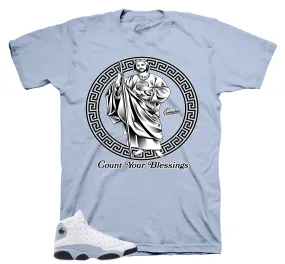 Retro 13 Blue Grey San Judas Shirt