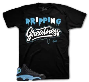 Retro 13 University Blue Drip Greatness Shirt