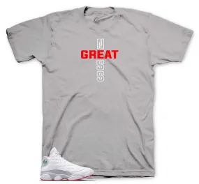 Retro 13 Wolf Grey Greatness Cross Shirt