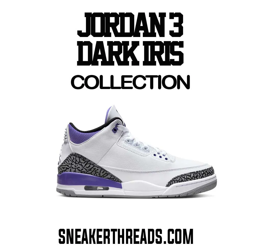 Retro 3 Dark Iris Love kicks Shirt